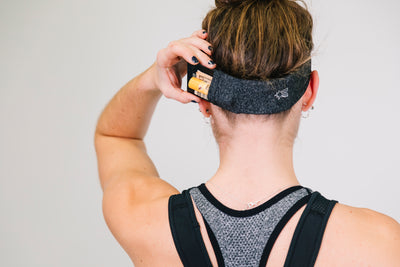 Running Headbands with a pocket - the new gym cubby